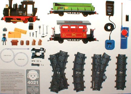 Playmobil 4021-usa - RC Old-timer Train - Back