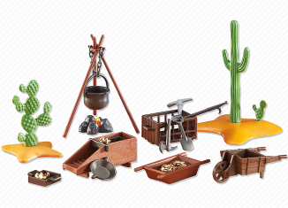 Playmobil - 6479 - Gold Digger Camp
