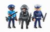 Playmobil - 6501 - 3 agentes de policia