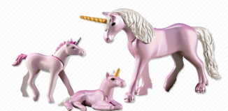 Playmobil - 6523 - Familia de unicornios