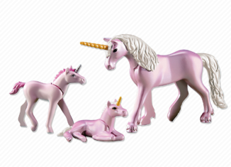 Playmobil - 6523 - Unicorn with 2 Foals