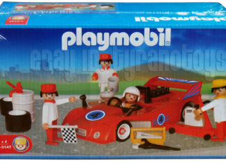 Playmobil - 1-3147-ant - Rotes Rennauto und Mechaniker