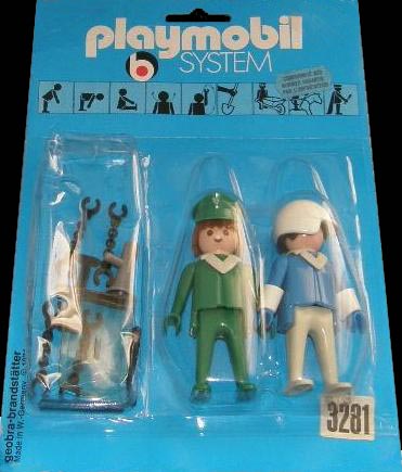 Playmobil 3281 - Two Policeman Blister - Box