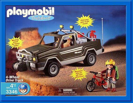 Playmobil 3346-usa - 4-Wheel Drive Truck - Box