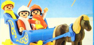 Playmobil - 3391-ant - Blue Pony Sleigh