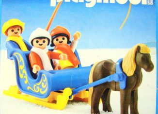 Playmobil - 3391-ant - Blue Pony Sleigh