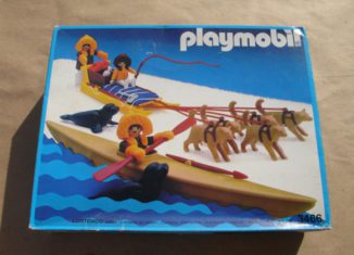 Playmobil - 3466-ant - Kayak And Dog Sled - Detail Playmobil - 3466-ant - Kayak And Dog Sled