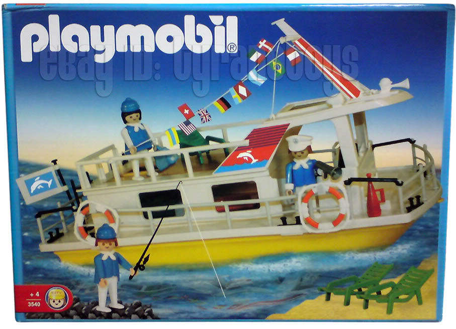 Klicky Playmobil Hausboot Art.3540 Ersatzteil 2 Stück Decksleiter grau Bj..1978 