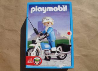 Playmobil - 3564v2-ant - Polizist mit Motorrad