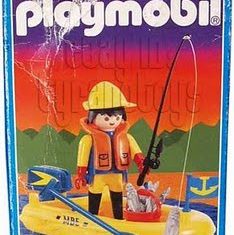 Playmobil - 3574-ant - Fisherman in boat