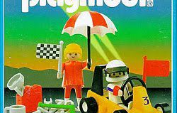 Playmobil - 3575v1-ant - Go Kart and Woman