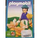 Playmobil - 3595v2-ant - Farmer with chicks