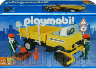 Playmobil - 3937v2-ant - Truck and Construction Workers - Detail Playmobil - 3937v2-ant - Truck and Construction Workers