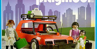 Playmobil - 3962v2-ant - Car with Family