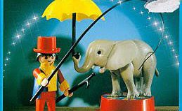 Playmobil - 3964-ant - Baby Elephant and Handler