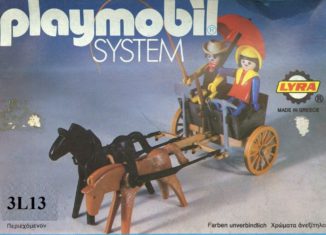 Playmobil - 3L13-lyr - Couple with Wagon - Detail Playmobil - 3L13-lyr - Couple with Wagon