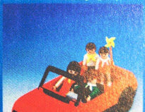 Playmobil - 6L01-lyr - Cabriolet & famille