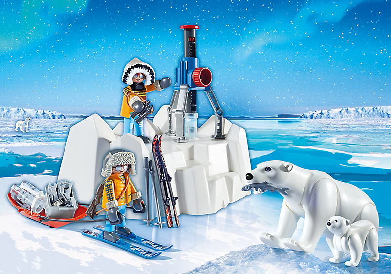 Playmobil 9056 Arctic Explorers with Polar Bears 