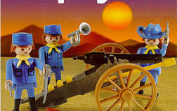 Playmobil - 9501-ant - Union Soldiers with Artillery