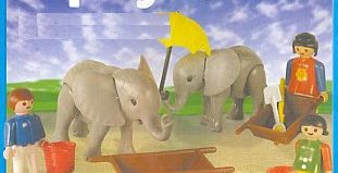 Playmobil - 9511-ant - Elephant Keeper And Helpers