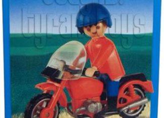 Playmobil - 1-9611-ant - Mann und rotes Motorrad