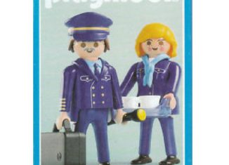 Playmobil - 3101 - Pilot und Stewardess "LTU"