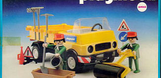Playmobil - 3937v1-ant - Straßenbauarbeiter mit Laster