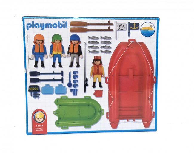 Playmobil 1-9521v2-ant - Rafting and Fishing - Back