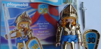 Playmobil - 30897902-ger - Nüremberg Toy Fair Give-away Golden Knight 30th Anniversary