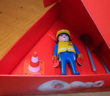 Playmobil 0000v1-esp - ONO Technician - Yellow Jacket - Back