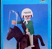 Playmobil - 1L10-lyr - Policeman with Horse