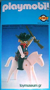 Playmobil 3L11-lyr - Cowboy with Horse - Box