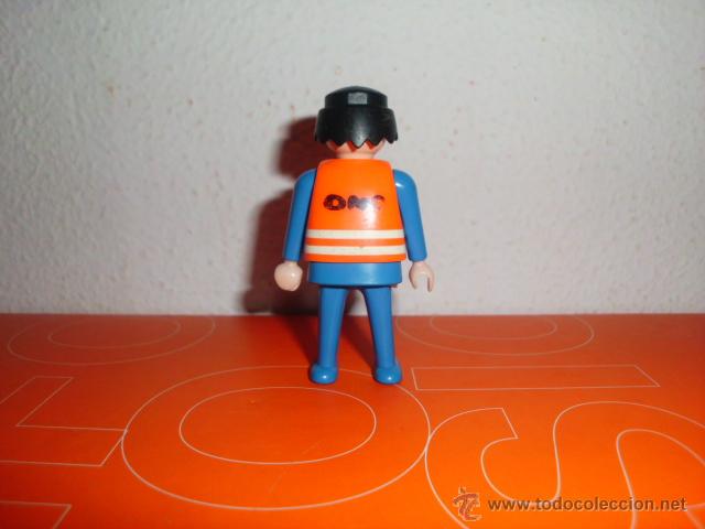 Playmobil 0000v2-esp - ONO Technician - Orange Jacket - Back