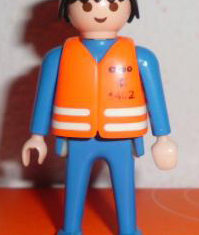 Playmobil - 0000v2-esp - ONO Technician - Orange Jacket