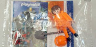 Playmobil - 0000v2 - Bauarbeiter mit Schaufel "SBB"