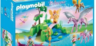 Playmobil - 5645-ger - Fairy Island with Pegasus Family