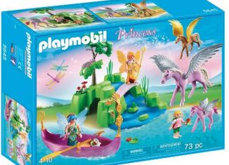 Playmobil - 5645-ger - Fairy Island with Pegasus Family