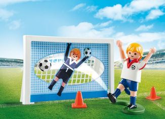 Playmobil - 5654-usa - Soccer Shootout Carry Case