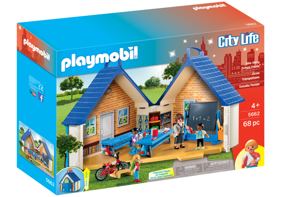 Playmobil 5662-usa - Take Along School House - Box