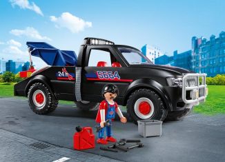 Playmobil - 5664-usa - Tow Truck - Detail Playmobil - 5664-usa - Tow Truck