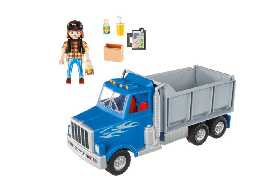 Playmobil 5665-usa - Dump Truck - Back