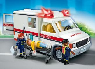Playmobil - 5681-usa - Rescue Ambulance