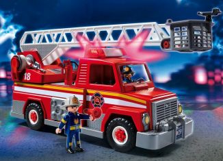 Playmobil - 5682v1-usa - Feuerwehr-Leiterwagen - Detail Playmobil - 5682v1-usa - Feuerwehr-Leiterwagen