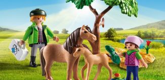 Playmobil - 5687-usa - Vet with Pony and Foal