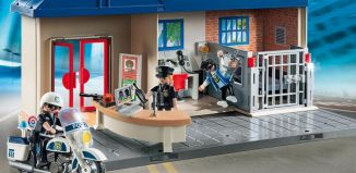 Playmobil - 5689-usa - Take Along Police Station