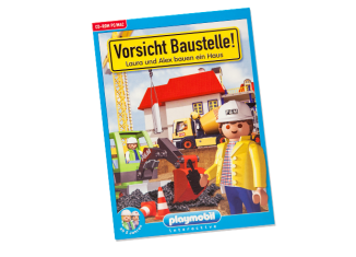 Playmobil - 80099-ger - Caution construction site! - Laura and Alex are building a house
