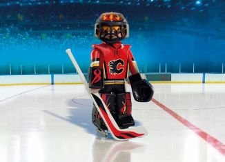 Playmobil - 9024-usa - NHL® Calgary Flames® Goalie - Detail Playmobil - 9024-usa - NHL® Calgary Flames® Goalie
