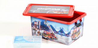 Playmobil - 00000 - 23L Aufbewahrungsbox + Sortierbox - Feuerwehr