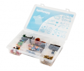 Playmobil 00000 - 23L Storage Box + Compartment Case - Knights - Back