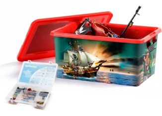 Playmobil - 00000 - 23L Storage Box + Compartment Case - Pirates